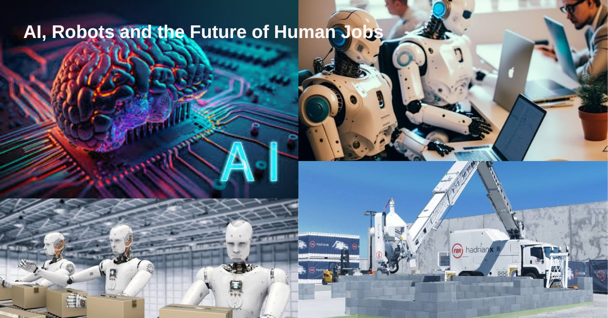 robots and AI working images